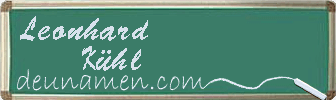 Leonhard Kühl Visitenkarte